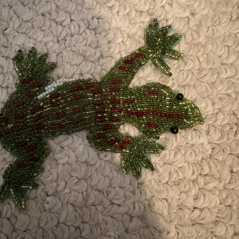 Beaded Gecko Lizard Patch New - image 7